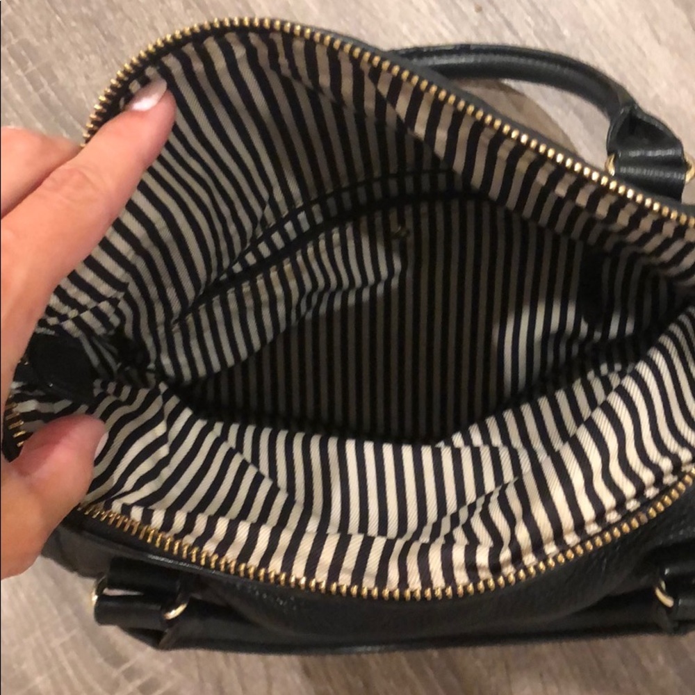 Kate Spade Black Fold over Purse - Picture 3 of 5